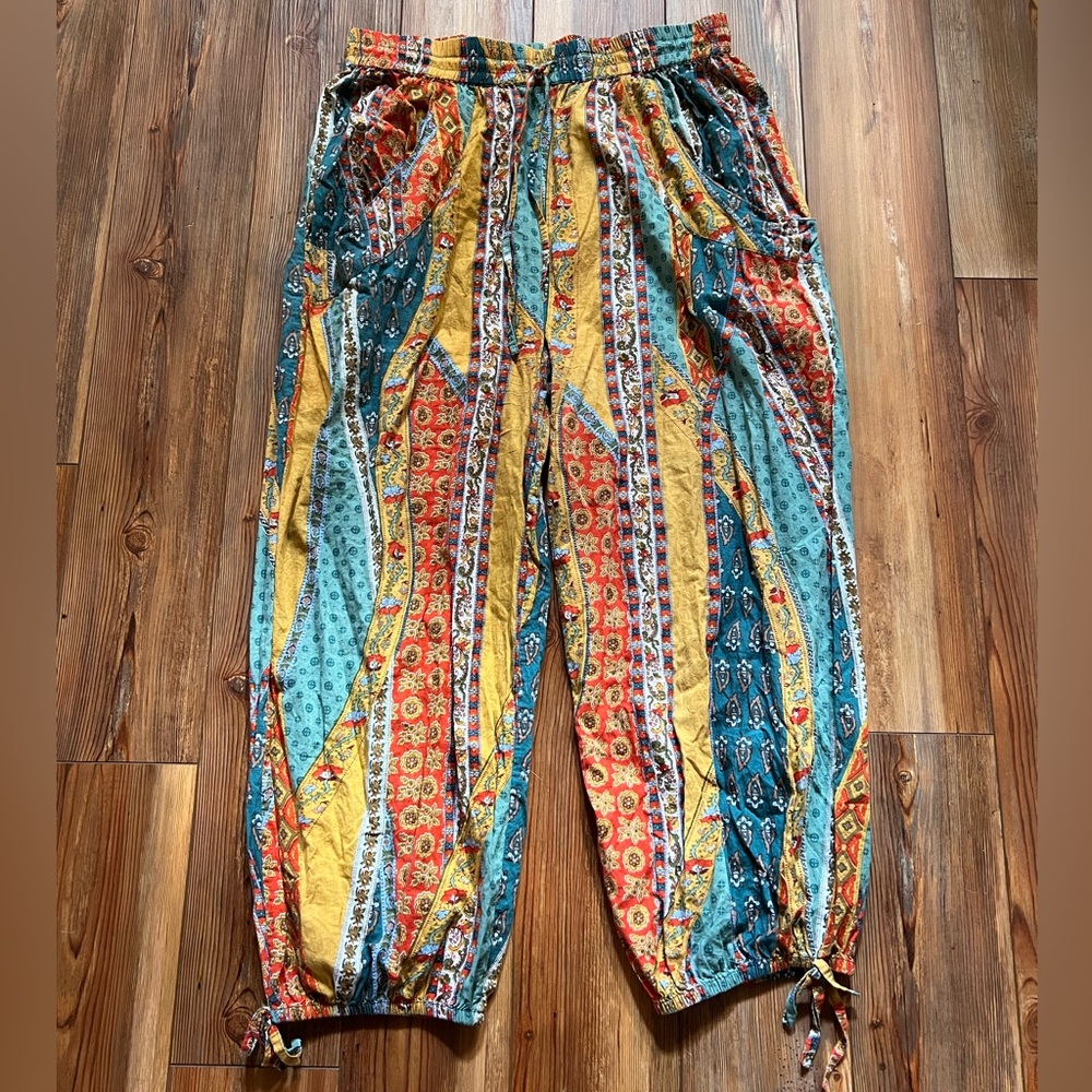 Patchwork Jogger Pants